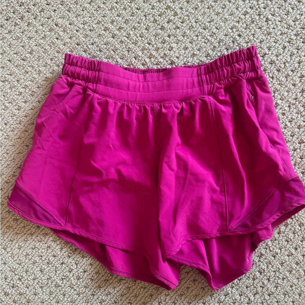 Lululemon Pink Athletic Shorts Relaxed